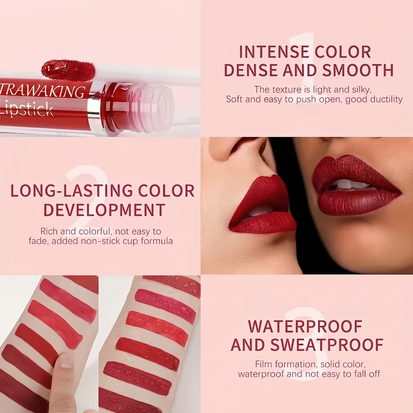10 Shade Matte Lip Kit Bold & Vibrant Colors