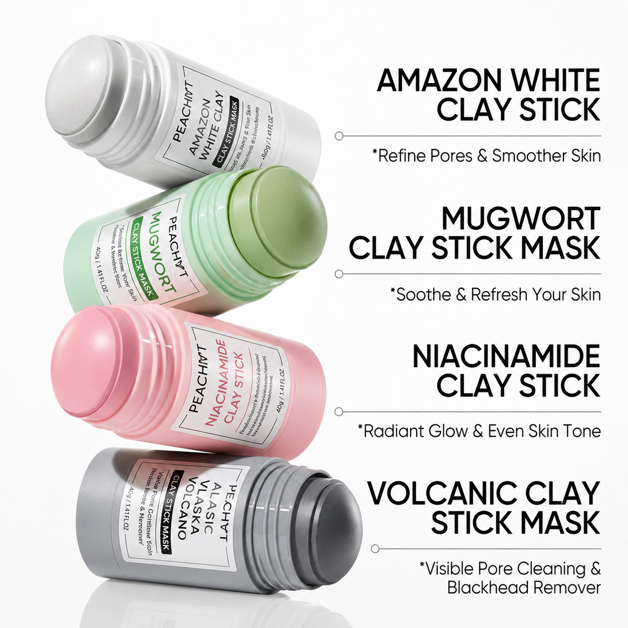 🔥🔥Peachmt® Alaska Volcano Pore Clay Stick💖