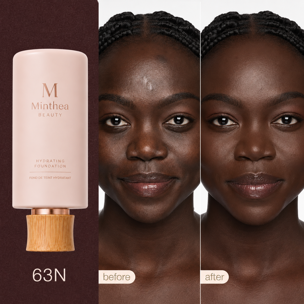 ✨Full Coverage Serum Foundation & FREE Brush