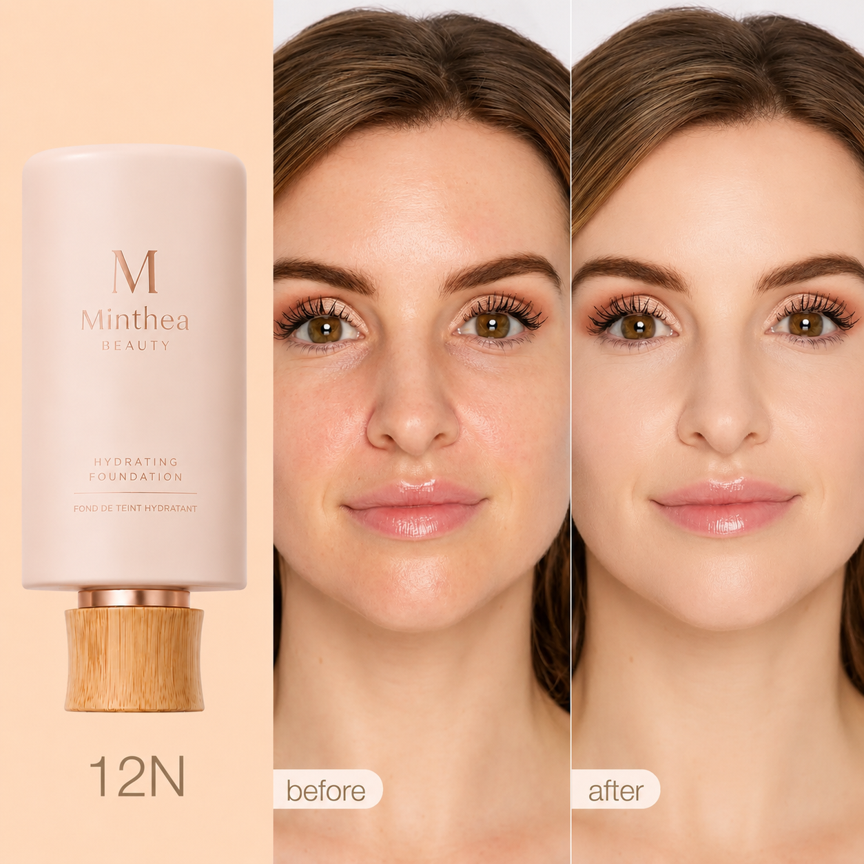 ✨Full Coverage Serum Foundation & FREE Brush