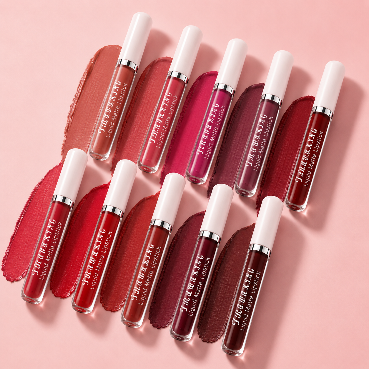 10 Shade Matte Lip Kit Bold & Vibrant Colors