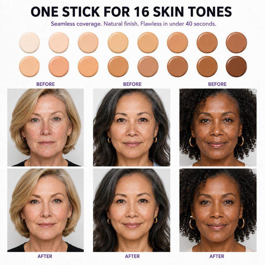 Changing Foundation Stick – The stick that makes mature skin glow again